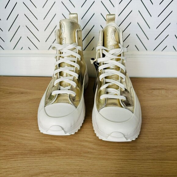 ⭐CONVERSE RUN STAR HIKE HI Size 7 Mens Shoes GOLD Sneakers Boot Western A10333C⭐ - Picture 3 of 10